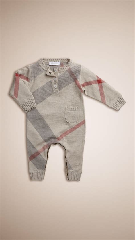 burberry for newborn boy|burberry baby jumpsuit.